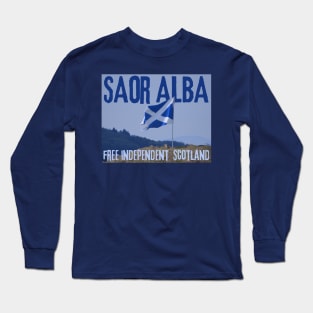 Saor Alba Free Independent Scotland Long Sleeve T-Shirt